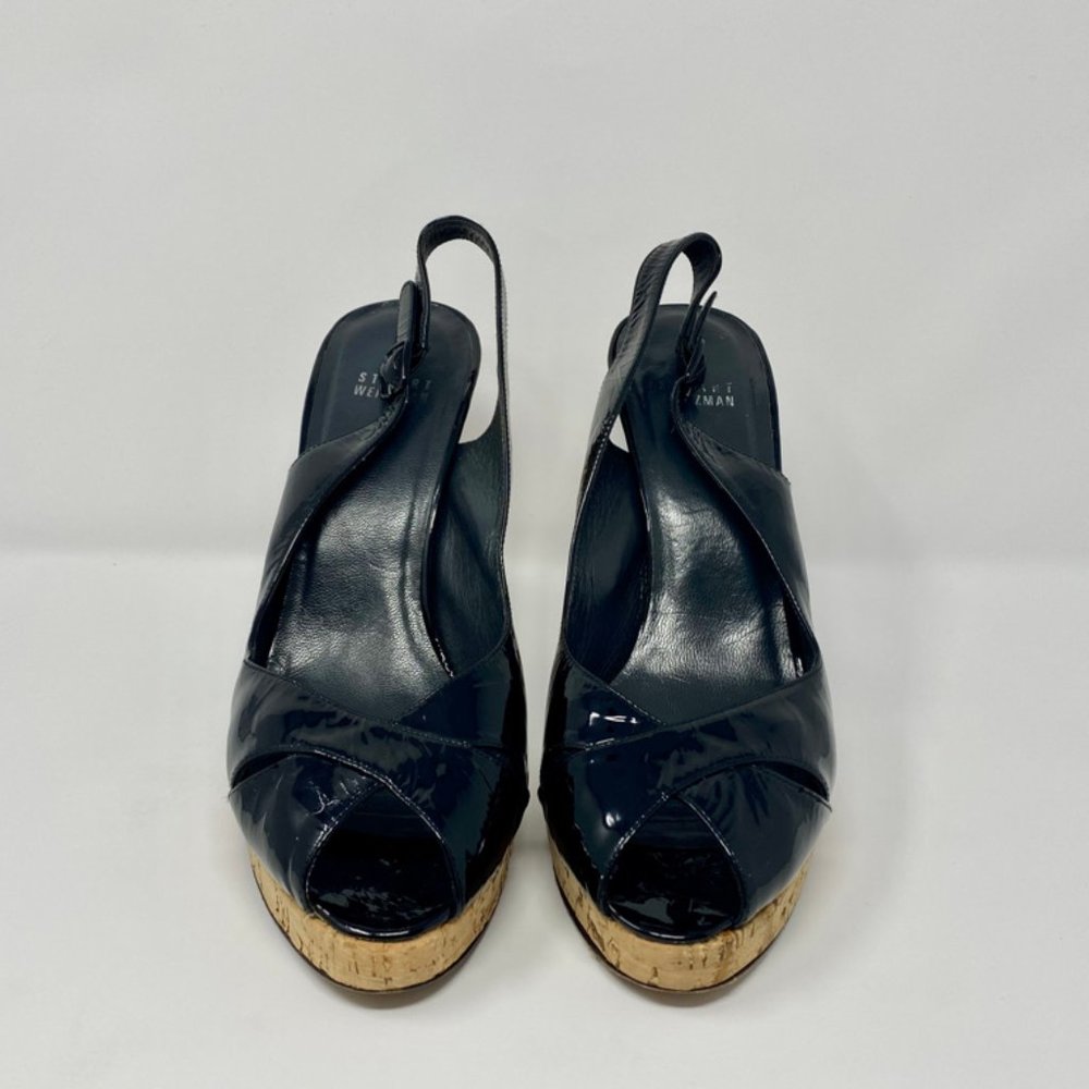 Stuart Weitzman cork pumps